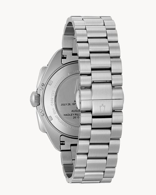 Bulova men's special edition moon watch stainless steel best sale 96b258
